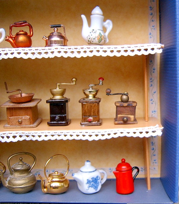 Coffee pots and coffee mills