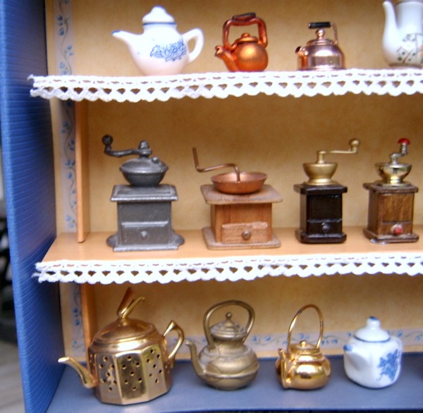 Coffee pots and coffee mills